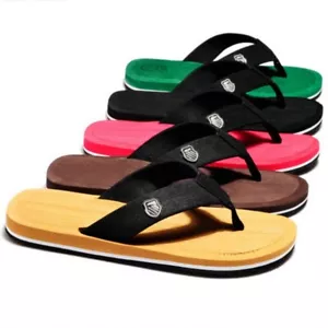 Men Women Flip Flops Slippers EVA Shoes Sandals Beach Ladies Summer Sliders Shoe - Picture 1 of 15