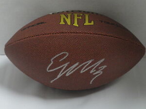 EJ MANUEL SIGNED NFL FOOTBALL BUFFALO BILLS FLORIDA ST. SEMINOLES E.J.
