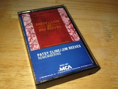 Remembering by Jim Reeves/Patsy Cline (Cassette, Album, 1982, MCA Records) White - Image 1 of 4
