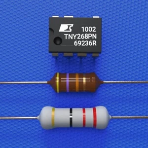 TNY268PN+Widerstand 22 Ohm 3 Watt+470uH Drossel -Reparaturset AEG,Whirlpool usw. - Bild 1 von 1