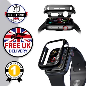 For Apple Watch Case Full Protective Cover iWatch 1234 40/42 Black Silver Clear - Zdjęcie 1 z 33