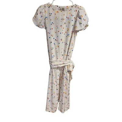 Vintage Liz Claiborne Confetti Petal Sleeve Dress - Image 1 of 4