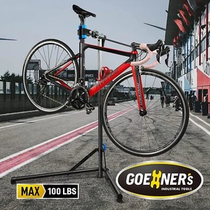 GOEHNER's Heavy Duty Parking Folding Deluxe Home Mechanic Bicycle Repair Stand - Picture 1 of 7