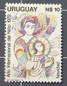 URUGUAY 1979 MNH INTL YEAR CHILD CHRISTMAS ART VIRGIN & CHILD JESUS MARY SC 1048 - Picture 1 of 1