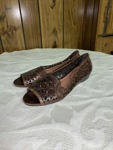 Women’s Matisse Peachy Brown Open Toe Slip On Flats US Shoe Size 6.5 M - Grade C - Picture 1 of 11