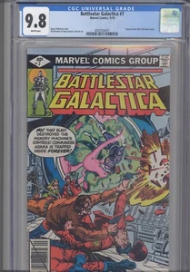 Cómics de Marvel de Battlestar Galactica #7 CGC 9,8 1979 basados en la serie de televisión ABC - Imagen 1 de 2