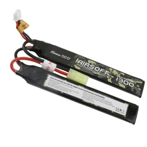 Gens ace 25C 1300mAh 2S1P 7.4V Sella Airsoft Pistola Lipo Batteria con Mini Tamiya - Foto 1 di 1