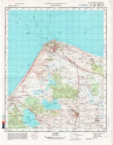 Mapa Topográfico Militar Soviético Ruso - HANSTHOLM (Dinamarca), 1:50K, edición 1988 - Imagen 1 de 4