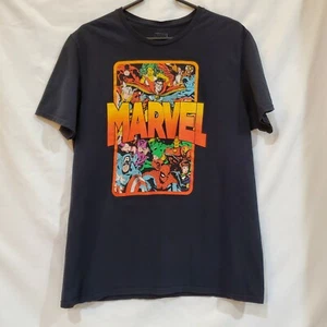 Licensed Marvel Comics Avengers Men's T-Shirt Size L - 12 Superheroes. Colors! - Picture 1 of 5