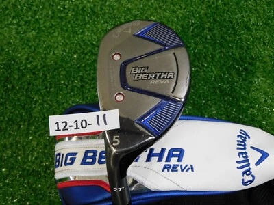 Callaway Big Bertha REVA 27* Womens Left Hand 5 Hybrid 45 Ladies Graphite w HC - Image 1 of 4