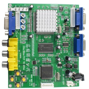 RGB CGA EGA YUV zu 2VGA Ausgang Spielmaschinen HD Video Konverter Spielzubehör - Bild 1 von 5