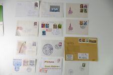 BRD DDR  12 Briefe Umschläge FDC Sonderstempel Briefmarken etc K-3813