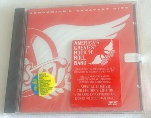 AEROSMITH-GREATEST HITS:COLLECTOR'S EDITION-CD FACTORY SEALED (Hard Rock, Classi - Imagen 1 de 2