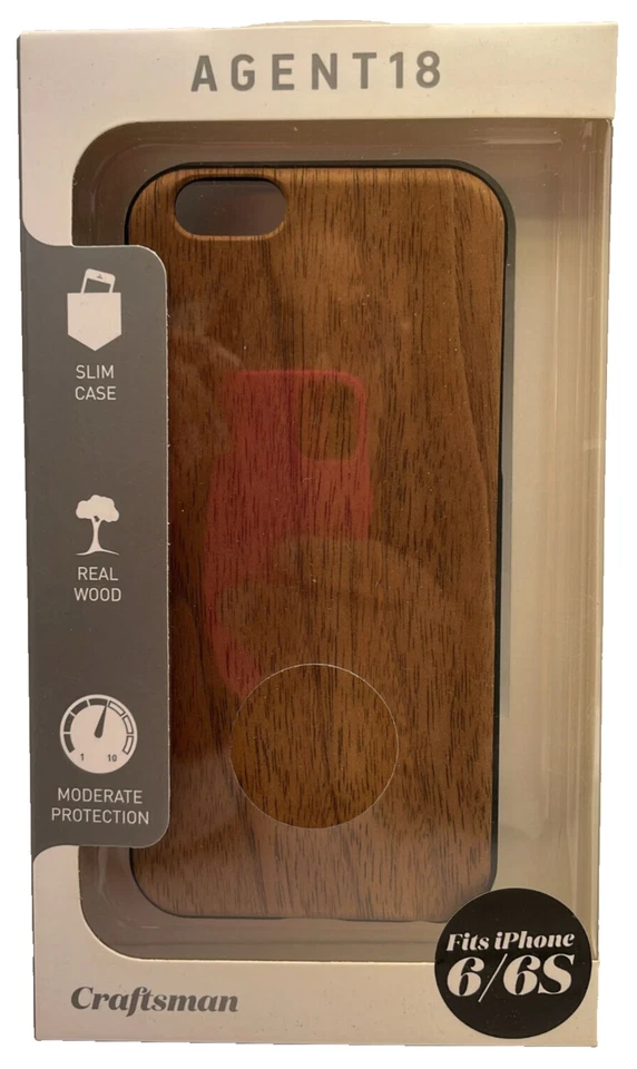 Agent18 SlimShield Craftman Case for iPhone 6/6S - Brown/Black - Image 1 of 4