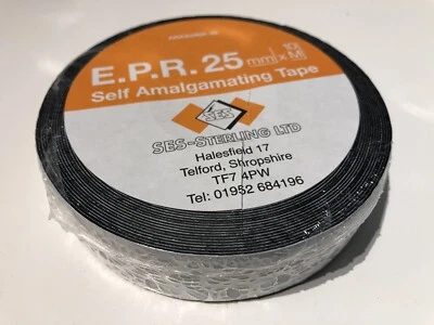 EPR CINTA AUTOAMALGAMANTE 25mm x 10m ROLLO ARAX6900-25