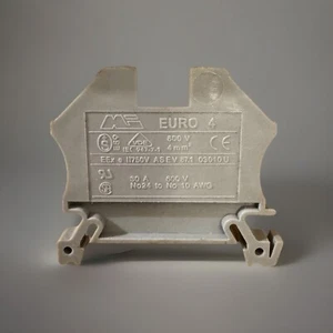 (55) NEW NO BOX TERMINAL BLOCK EURO 4 EN 60947-7-1 - Picture 1 of 3