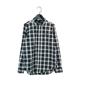 Ralph Lauren Purple Green Red Check Button Down Cotton Shirt - Size XL 13-14Y - Picture 1 of 13