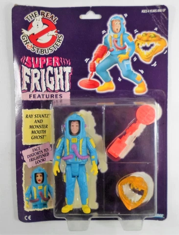KENNER VTG 1989 REAL GHOSTBUSTERS SUPER FRIGHT FEATURES RAY STANTZ FIGURE MOSC Cover