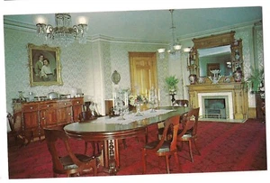 Formal Dining Room Added 1888 BEEHIVE HOUSE Salt Lake City Utah Postcard UT 1963 - Picture 1 of 2