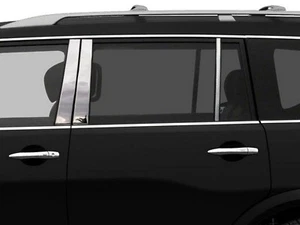 FOR 2011-2013 INFINITI QX56 * 6 Piece Stainless Pillar Post Trim. 4-door, SUV - Picture 1 of 1