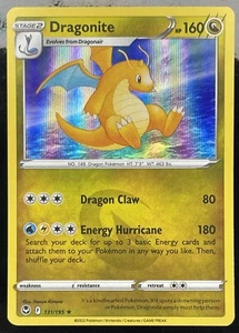 Juego de Cartas Coleccionables Pokémon Dragonite Silver Tempest 131/195 Holo Raro Espada y Escudo Casi Nuevo 2022 - Imagen 1 de 2