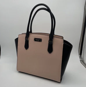Kate Spade Satchel Crossbody Jeanne Medium Pink / Black Purse Bag w/ Strap $359 - Picture 1 of 7