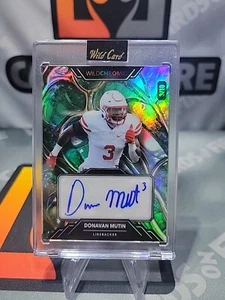 2023 Wildcard Wildchrome Donavan Mutin GREEN LIQUID AUTO AUTOGRAPH RC 3/10 - Picture 1 of 2