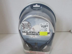 AURICULARES DE BÉISBOL MLB NEW YORK YANKES CON LOGOTIPO CON LICENCIA OFICIAL NUEVOS EN CAJA L203 - Imagen 1 de 3