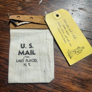 Bolsa de recuerdo bolsa de correo de EE. UU. de Lake Placid, Nueva York - Imagen 1 de 5
