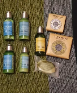 🔶️L’OCCITANE LOT#3 BODY LOTION MILK SHEA SOAP SHOWER GEL VERBENA x8 - Picture 1 of 6