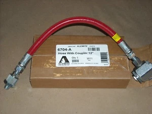 6704-A, Alemite, Tubo flessibile con accoppiatore 12" - Foto 1 di 4