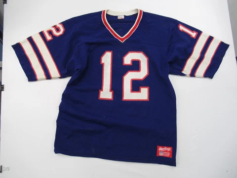 Jim Kelly Jersey Mens Size Large Buffalo Bills Vintage Rawlings NFL Made in USA Cover