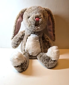 Animal Adventure Hase Kaninchen Plüsch 12 Zoll braun/weiß rosa Schlappohren 2021  - Bild 1 von 8