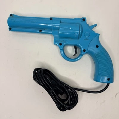 The Justifier (Sega Genesis) pistola leve azul executores letais Konami - Imagem 1 de 3