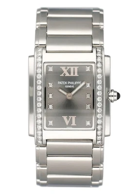 Patek Philippe Twenty-4 4910 Diamond Gray Dial Ladies Watch - Image 1 of 4