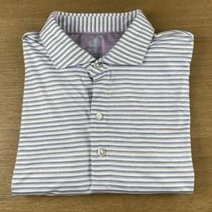 Johnnie O Featherweight Polo Men’s Small S Striped Golf Performance Stretch - Picture 1 of 7