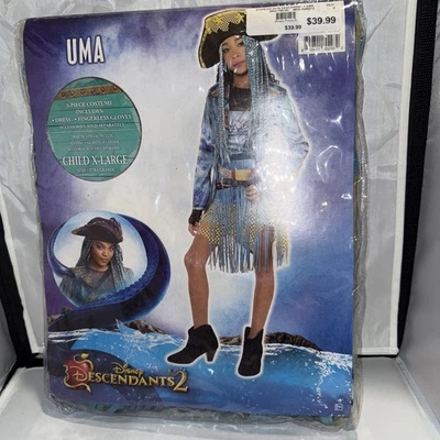 Disney Descendientes 2 Uma Niño Halloween Disfraz XL-14-16 Nuevo Foto 1 de 4