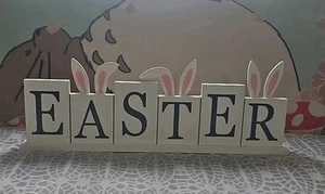 Easter Wood Sign For Home Decor - Picture 1 of 5