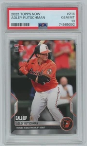 ADLEY RUTSCHMAN (PSA 10) 2022 Topps Now MLB "Call-Up" Card #214 -092 - Picture 1 of 2