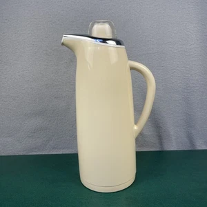 Corning Design Carafe Beige Thermique Coffee / Tea Server 1980's Japan - Picture 1 of 8