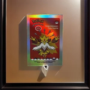 Pokemon ¡Atrápalos Ya! Mega Alakazam Peru 1996 Sticker Foil Catch Em All Non TCG - Picture 1 of 6