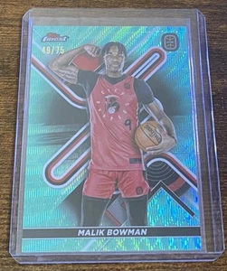 Malik Bowman 2022 Topps Finest Overtime Elite Aqua Wave Refractor /99 #97 - Picture 1 of 1