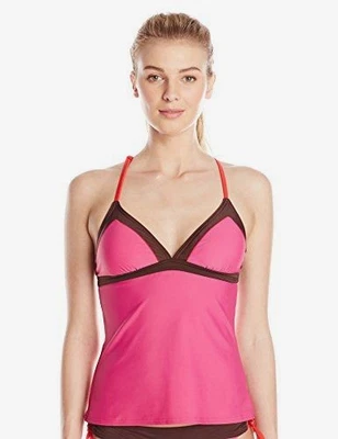 Traje de baño PrAna Alexa Tankini Top en rosa festival - Talla grande (funciona pequeño) Foto 1 de 4