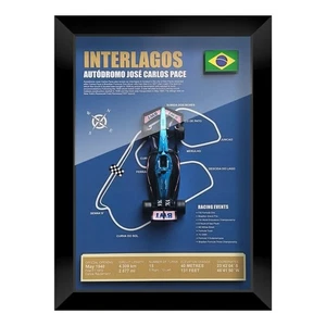 Formula 1 Diecast Display Frame – Wall Art with Alpine F1 1:43 Model Car - Picture 1 of 24