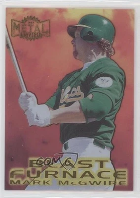 1997 Skybox Metal Universe Blast Furnace Mark McGwire #8 - Image 1 of 3