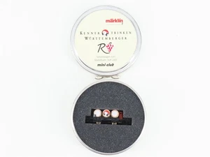 Z Märklin Mini-Club 82174 Kenner Trinken Württemberger Flachwagen mit Weinfässern  - Bild 1 von 4