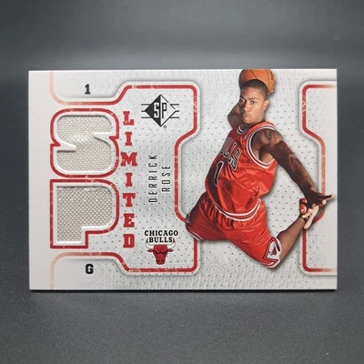 2008-09 SP - Sp Limited Memorabilia Derrick Rose #SPL-DR novato, camiseta  Foto 1 de 2