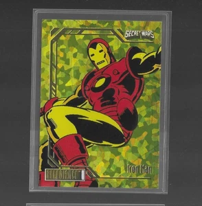 2023 IRON MAN /149 UPPER DECK ALLEGIANCE MARVEL SECRET WARS YELLOW CRACKLE - Bild 1 von 2