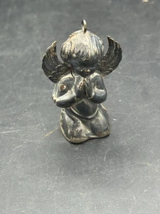 Sterling Silver Praying Angel Christmas Ornament RM Trush 1972 - Picture 1 of 4