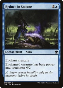 Magic the Gathering MTG Reduce in Stature Dragons of Tarkir DTK 072/264 C NM/M - Picture 1 of 1